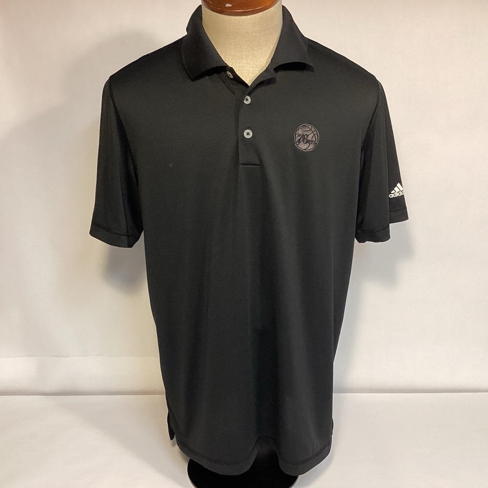 Adidas Golf Philadelphia 76ers polo shirt mens size Large color black